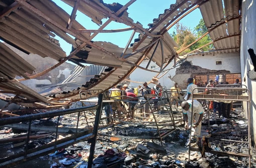 Makamba : une partie du dortoir du lycée technique de Nyabigina endommagée par un incendie