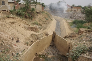 La rivière Nyabagere en très mauvais état après seulement quelques mois de réhabilitation