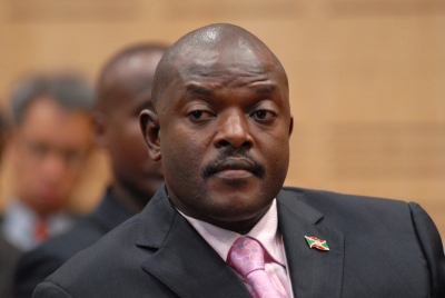 Pierre Nkurunziza, Président du Burundi