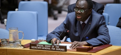 Michel Kafando, l&#039;envoyé spécial du secrétaire général des Nations Unies pour le Burundi