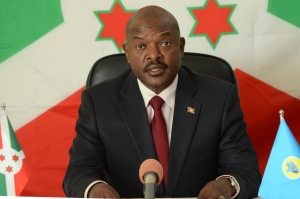 Pierre Nkurunziza, président du Burundi